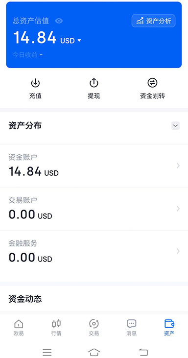 资金费率界面
